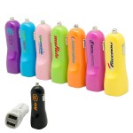 Turbo USB Car Chargers with Logo