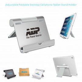 Adjustable Foldable Desktop Cellphone Tablet Stand Holder with Logo