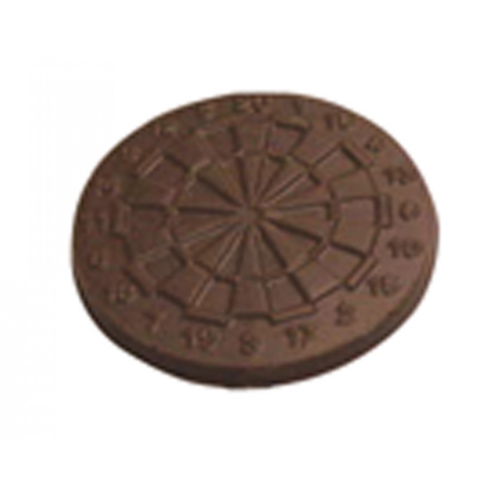 Promotional 0.88 Oz. Chocolate Dartboard