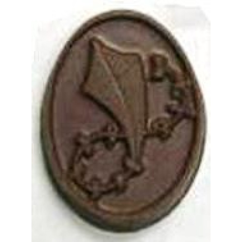 0.48 Oz. Chocolate Kite Oval Custom Printed