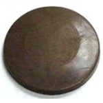 1.2 Oz. Chocolate Circle Plain Large Thick Custom Printed
