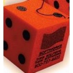 Personalized Novelty Foam Dice Pair (4")