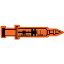 Novelty Foam Syringe with Logo