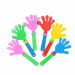 Cheering Shaker Plastic Hand Clapper Logo Branded