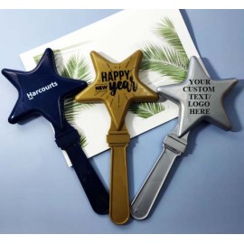 Promotional Star Shape Plastic Hand Clapper