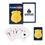 Personalized Police Safety Playing Cards