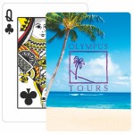 Personalized Beach Theme Poker Size Playing Cards