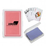 Promotional Standard Playing Cards in Reusable Plastic Case