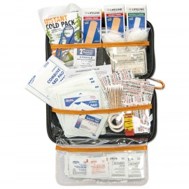 Lifeline AAA Realtree Deluxe Hard Shell Foam First Aid Kit, 121 Piece with Logo