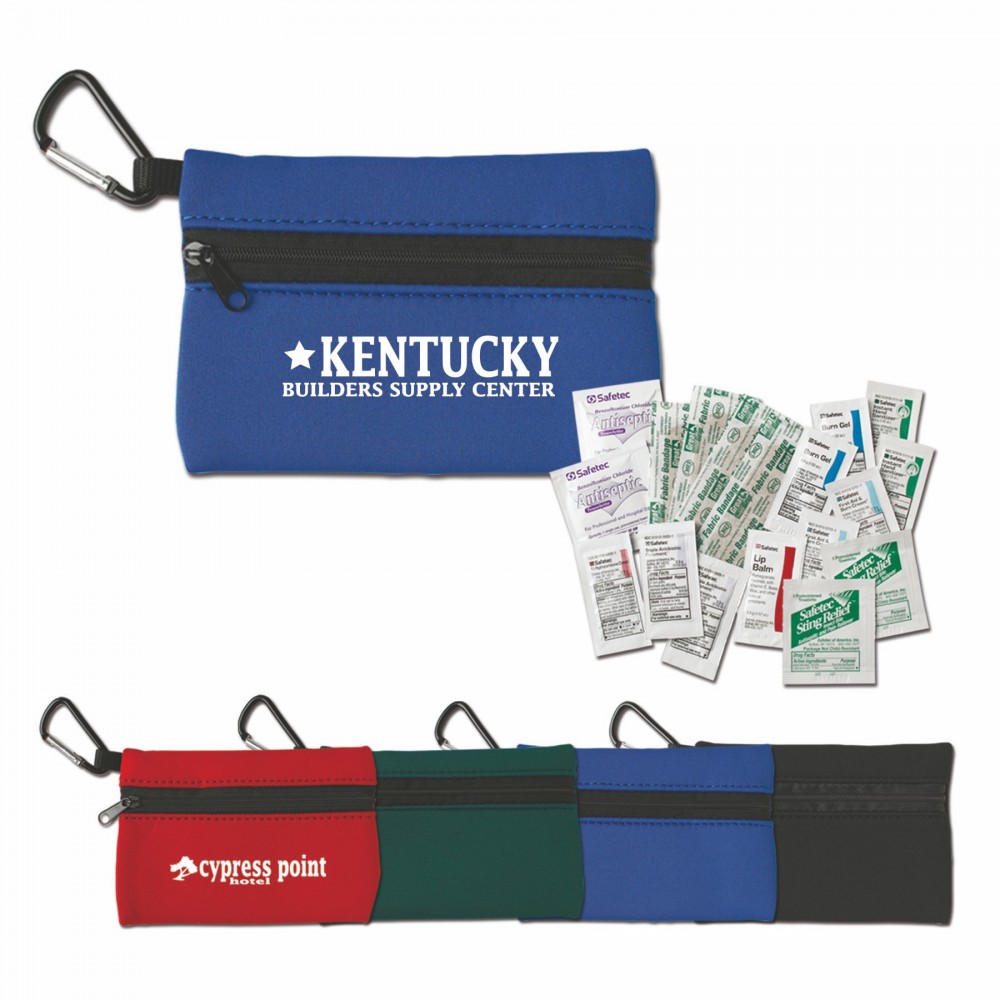 Custom First Aid Kit in Neoprene Pouch