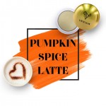 Metallic Lip Balm Pumpkin Spice Latte Custom Printed