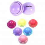 Round Scented Lip Balm with Logo