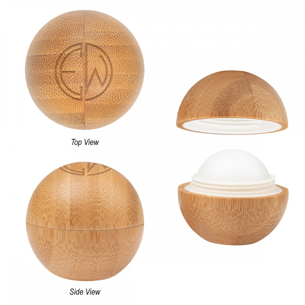 Custom Bamboo Lip Moisturizer Ball