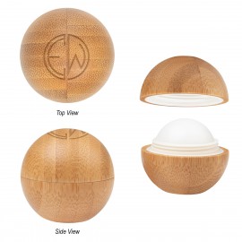 Custom Bamboo Lip Moisturizer Ball