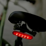Promotional Custom Red LED Tail Light for Bikes - Domestic Print