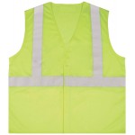 Logo Branded High Visibility Safety Vest, Printed No Pocket