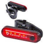 Lucent Rechargeable Bike Taillight with Logo