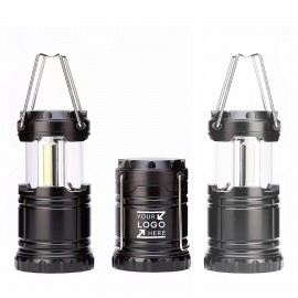 Logo Branded Mini Retro Collapsible Cob Camping Lantern