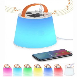 Personalized Solar Bluetooth Speaker Lantern for Camping