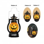 Portable Halloween Led Pumpkin Lantern with Logo