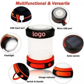 Outerdoor Portable LED Solar Lantern with Logo