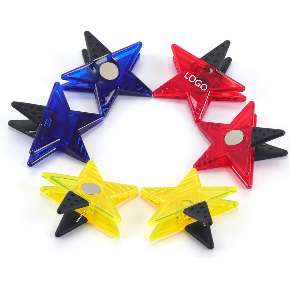 Promotional Plastic Star Shaped Magnetic Memo