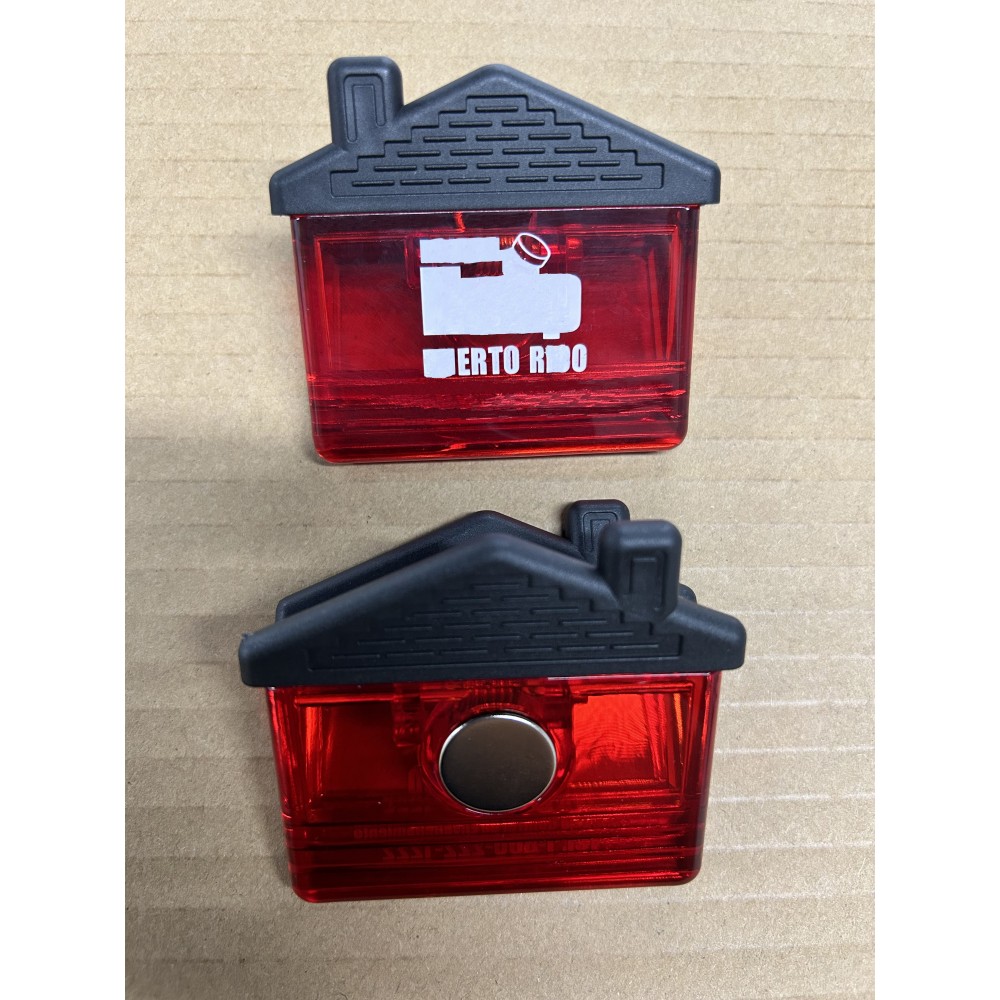 House Shaped Magnetic Clip with Logo