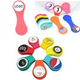 Custom Silicone Golf Hat Clip Marker