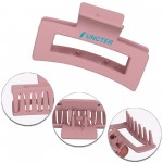 Logo Branded 3.35" L Hair Clips Rectangle Clip for Women