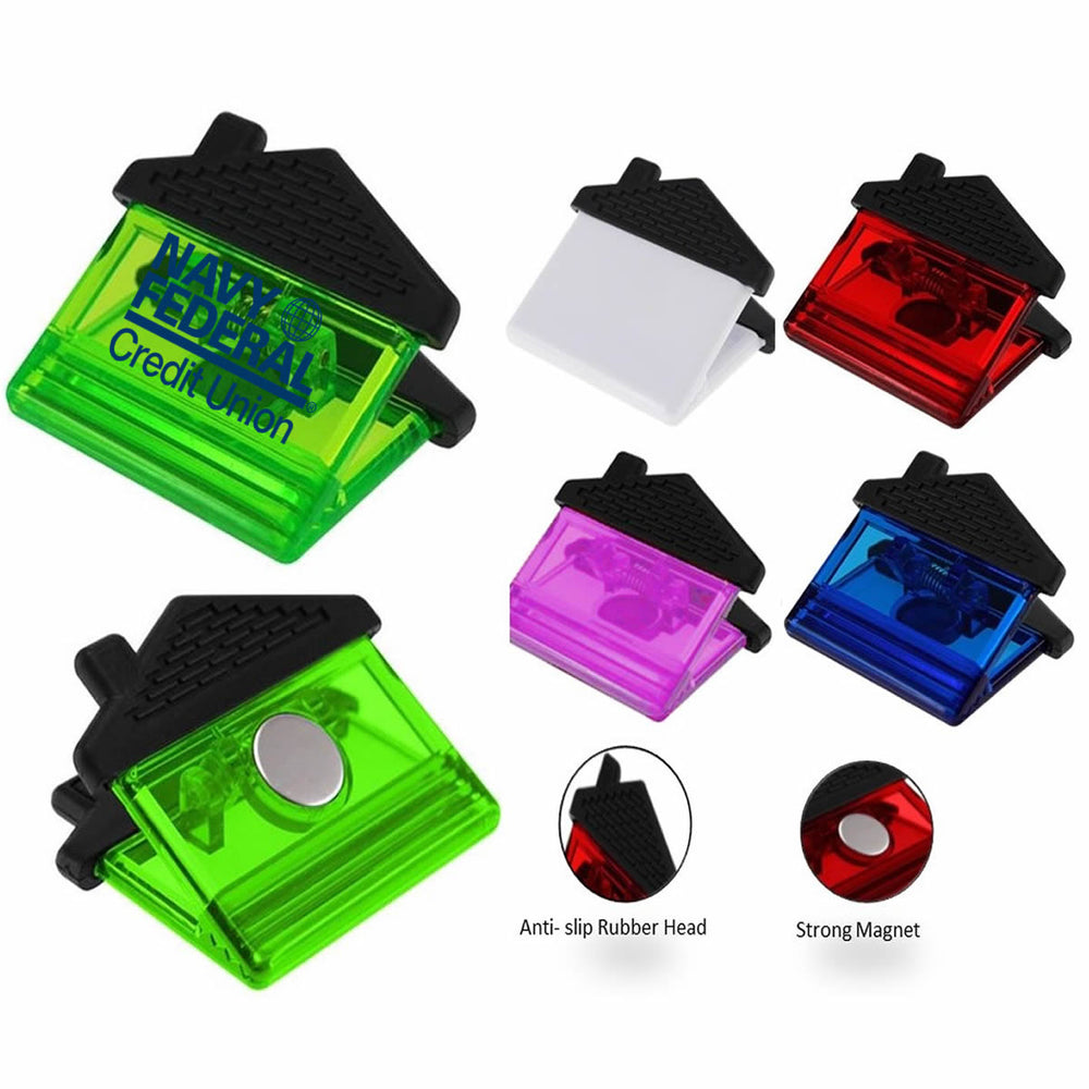 Hold it All: Magnetic House Clips Put Clutter Away with Logo