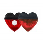 Heart Shaped Fridge Magnetic Memo Holder Clip with Logo