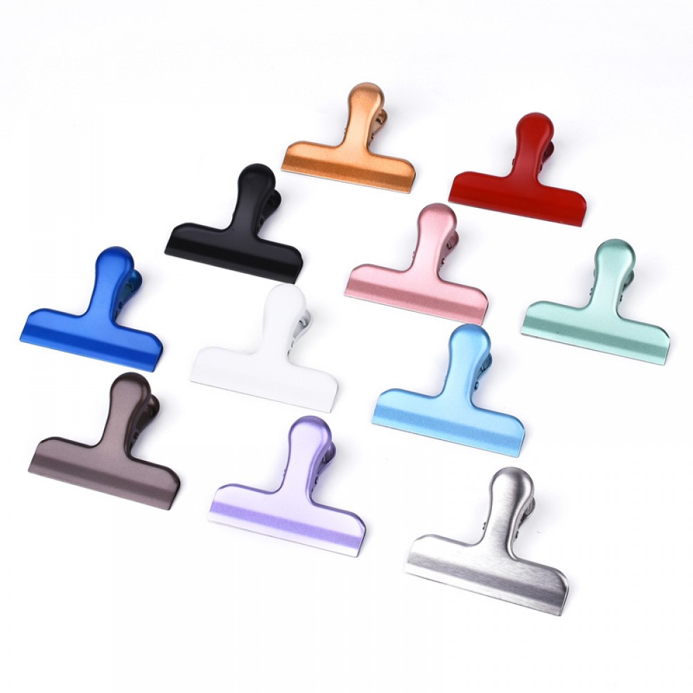 Food Sealing Metal Clip with Logo