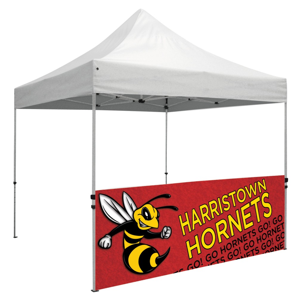 Customized 10' Premium Tent Half Wall Kit (Dye Sublimated, 1-Sided)