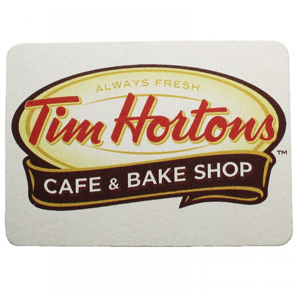 Promotional Pulpboard Coaster - 3 7/8'' x 5 3/8'' Rectangle