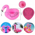 Logo Branded Pink Flamingo Floating Coaster Can Holder