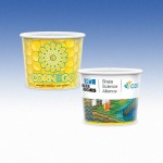 Custom Printed 8 oz-Microwavable Paper Containers