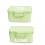 Fiber Lunch Box Double - Layer Lunch Box Custom Imprinted