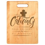 Personalized 13 3/4" x 9 3/4" Maple Cutting Board