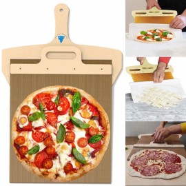 Non-Stick Sliding Pizza Peel Tray with Logo