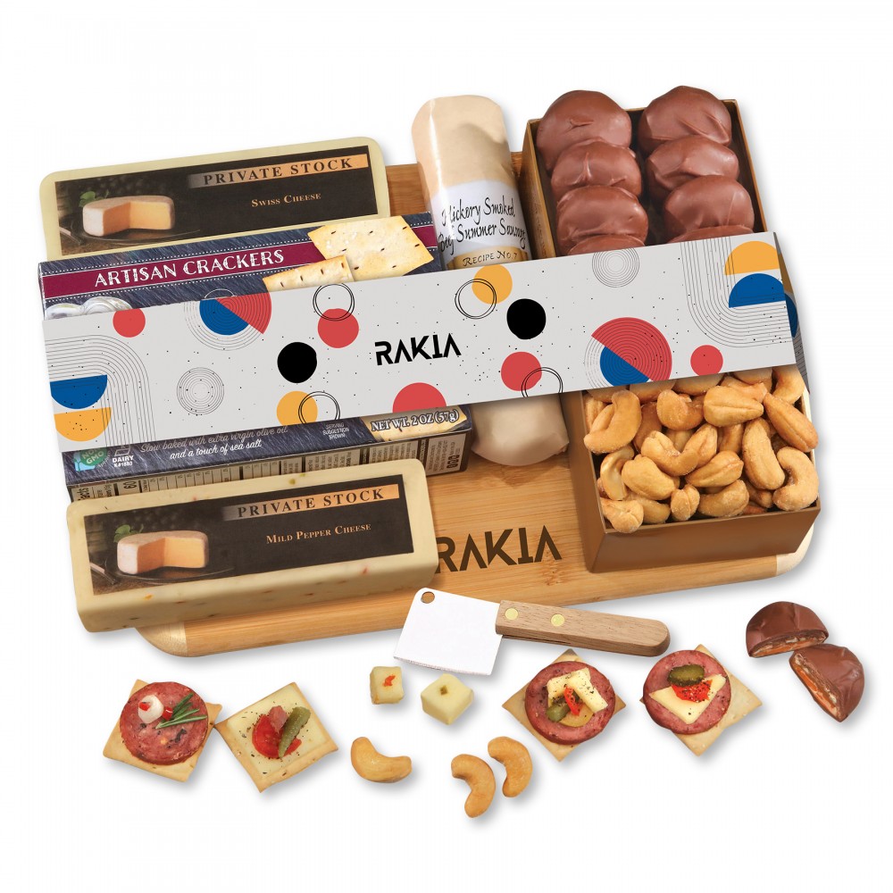 Shelf Stable Choice Charcuterie Assortment with Logo