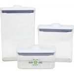 Logo Branded OXO 3-piece Slim POP Container Set