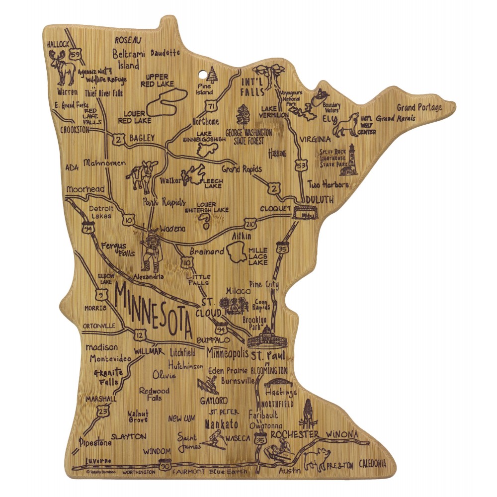 Custom Destination Minnesota Cutting & Serving Board