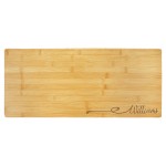 Logo Branded 23 3/4" x 10" Bamboo Charcuterie Board/Cutting