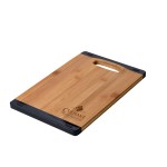 Bamboo and Silicone Cutting Board with Logo