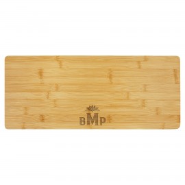 Logo Branded 19 3/4" x 8" Bamboo Charcuterie Board/Cutting