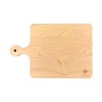 10 1/2" x 16" Maple Paddle Cutting Board with Logo