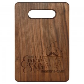 Customized 9" x 6" Walnut Cutting Board