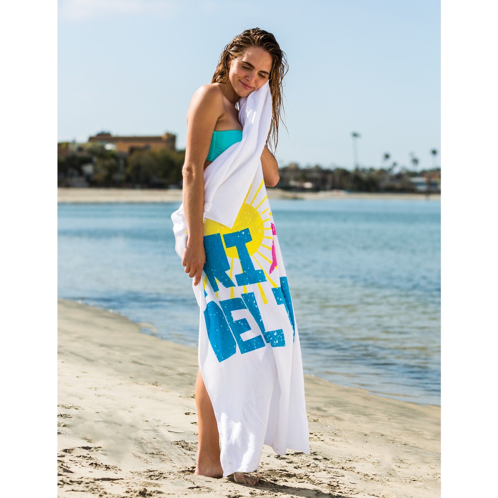 30x60 - Color Beach Towels Full Terry 100% Cotton Royal Blue