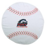 Fiber Reactive Baseball Shaped Sport Towel (Screen Print) Logo Branded