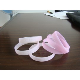 Custom Imprinted Silicone Debossed Wristband (Fluorescence)